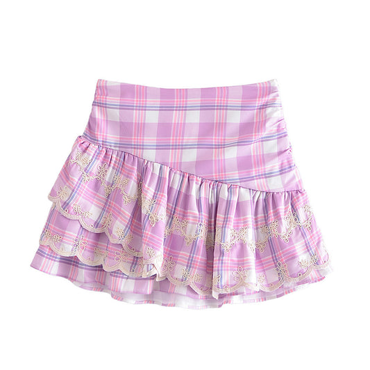 Presley Pleated Ruffle Skirt