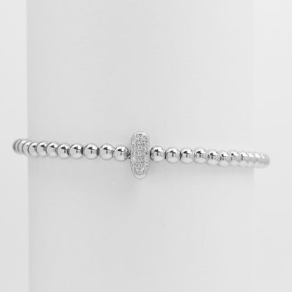 Bubble Pearl Letter Bracelet