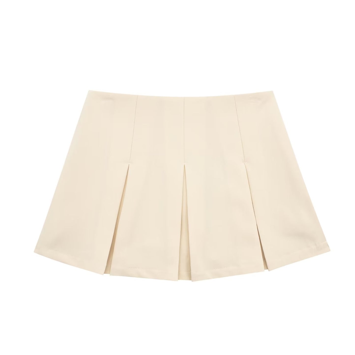 High Waist Mini Pleated Skirt