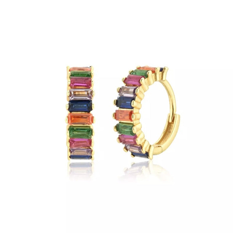 S925 Multi Color Earrings