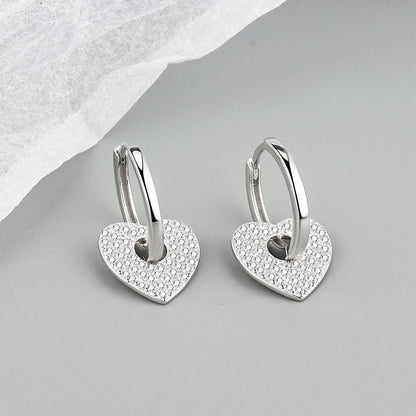 Heart Earrings 18K Gold