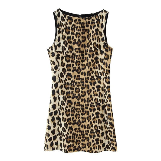 Leopard Slim Print Dress