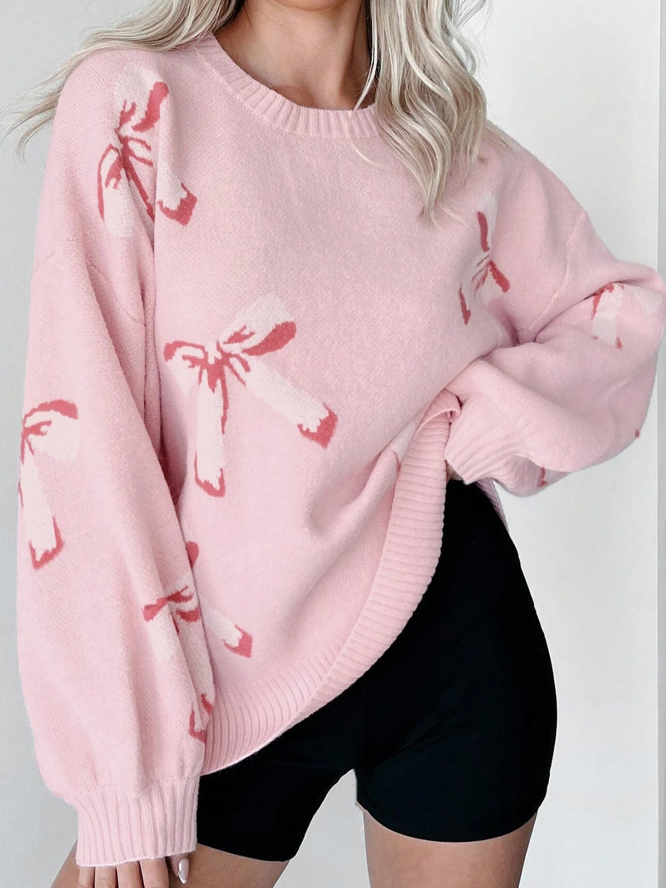 Bowtiful  Pullover Sweater