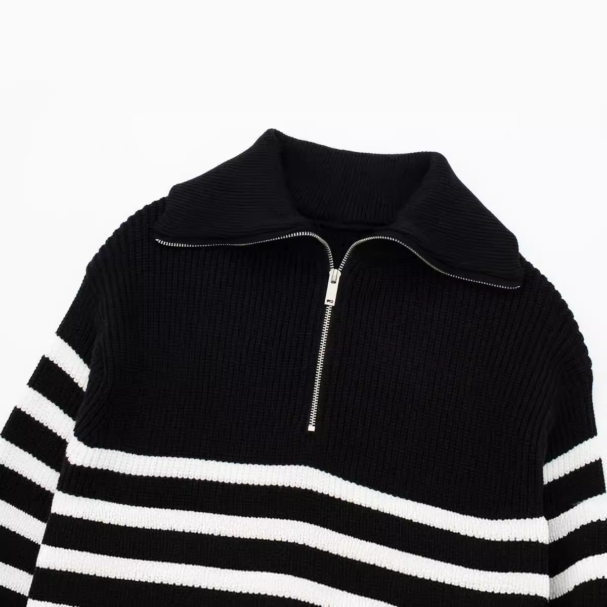 Half Zip Knit Sweater