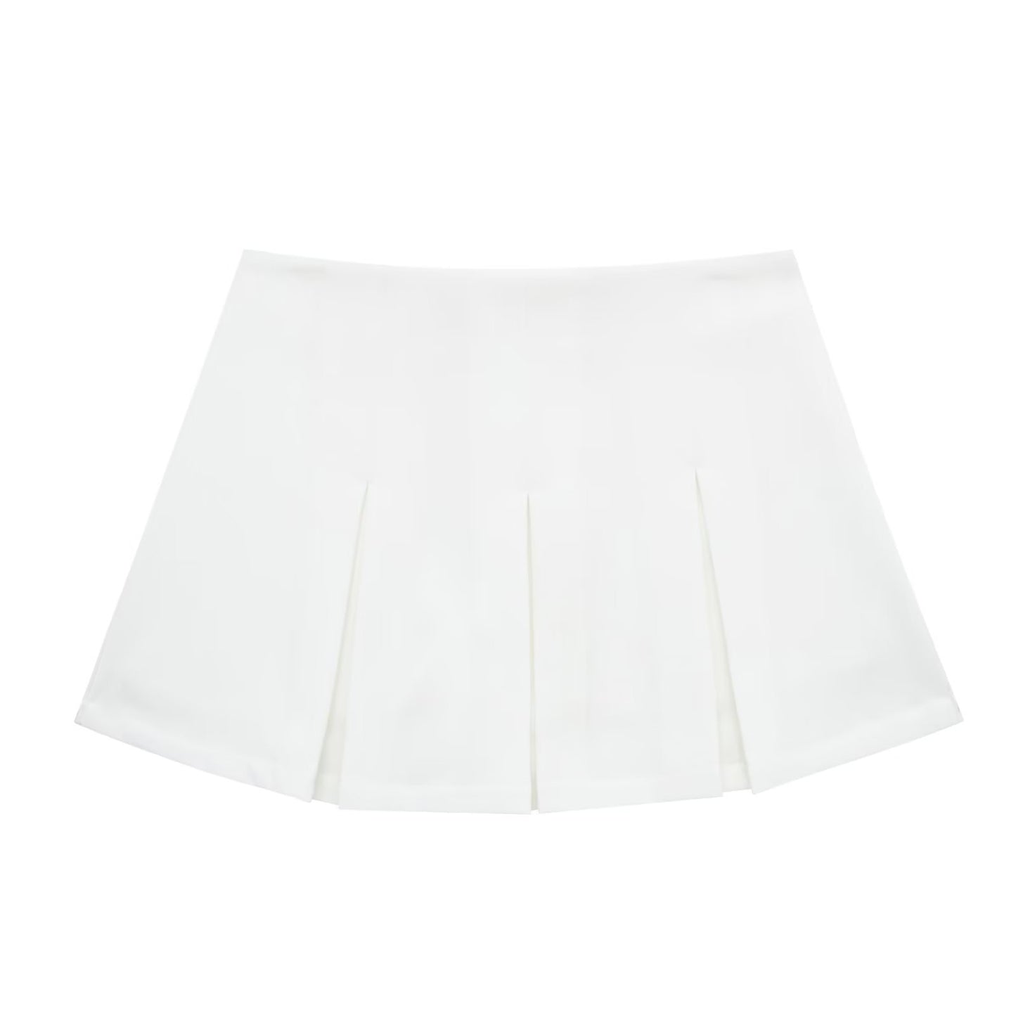 High Waist Mini Pleated Skirt