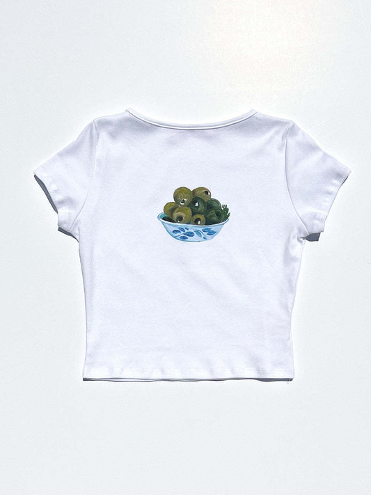 Graphic Fruit Print Tee