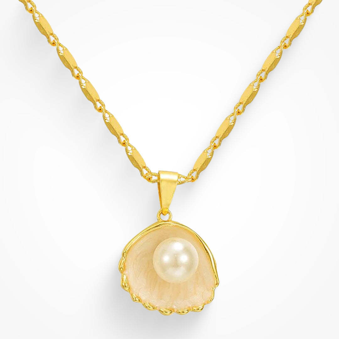 Seaside Pearl Shell Necklace